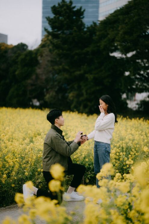 Tokyo surprise proposal photographer - Ippei and Janine Photography