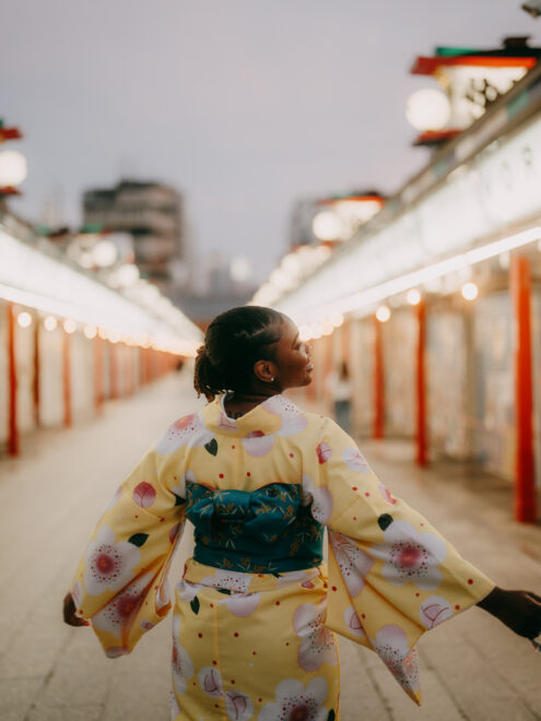 Tokyo kimono portrait photography by Ippei and Janine