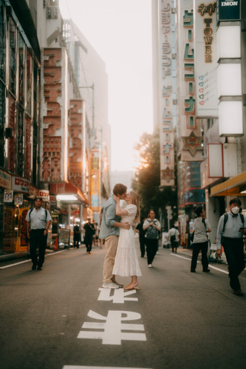 Tokyo cinematic engagement photographer - Ippei and Janine Photography