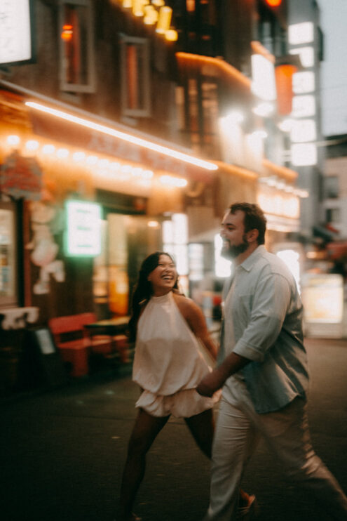 Tokyo cinematic photography - Japan portrait photographer Ippei and Janine