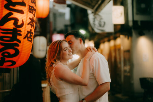 Tokyo cinematic photoshoot at night - Ippei and Janine Photography