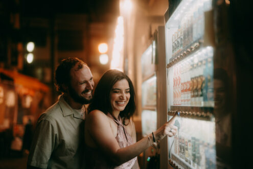 Tokyo cinematic photography - Japan portrait photographer Ippei and Janine