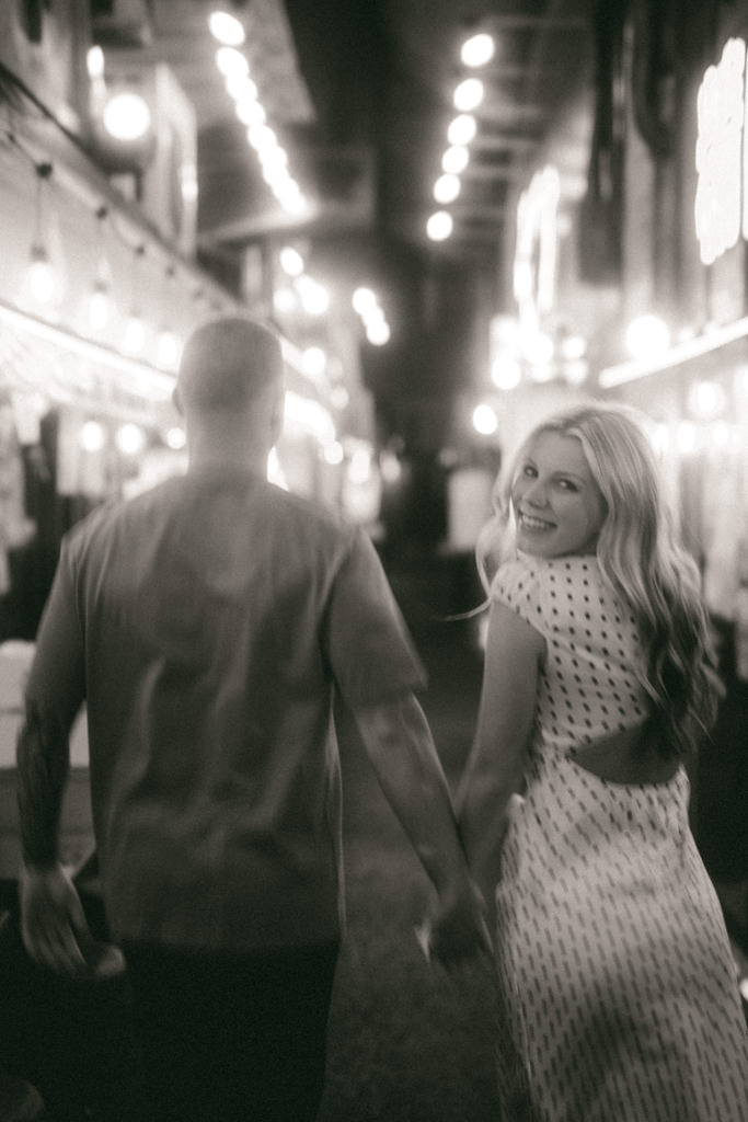 Tokyo engagement photography in black and white - Ippei and Janine Photography