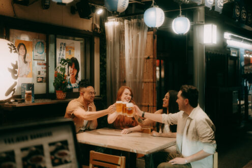 Tokyo izakaya evening photoshoot - Ippei and Janine Photography