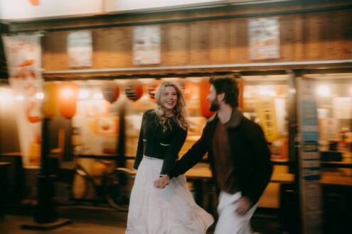 Tokyo cinematic engagement photographer - Ippei and Janine Photography