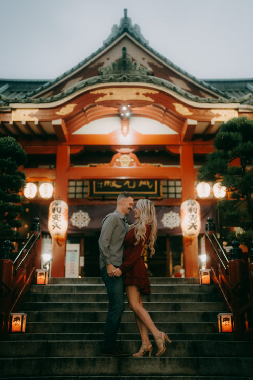 Tokyo night photoshoot - Ippei and Janine Photography