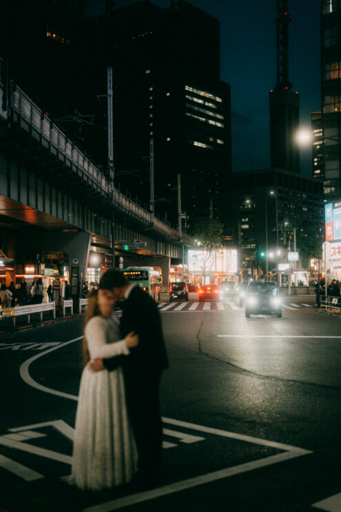 Tokyo cinematic elopement photoshoot - Ippei and Janine Photography