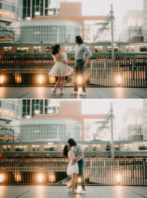 Tokyo cinematic engagement photographer - Ippei and Janine Photography