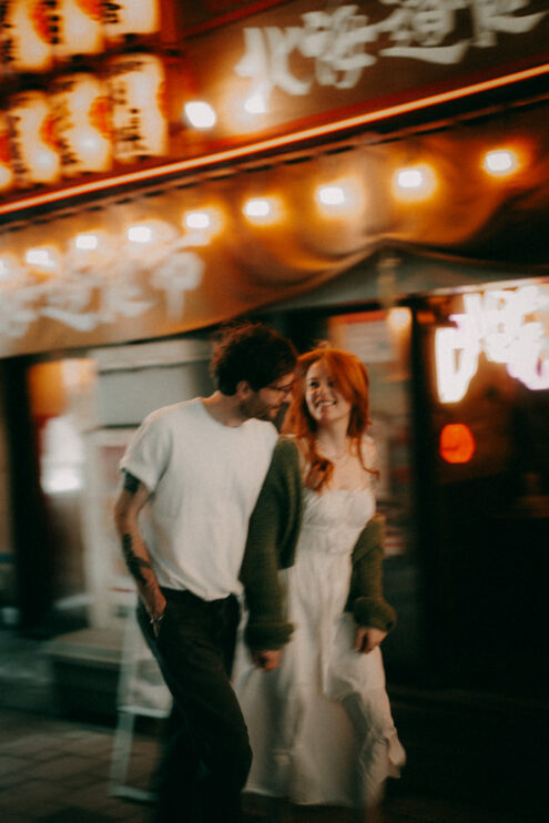 Tokyo cinematic engagement photography - Ippei and Janine Photography