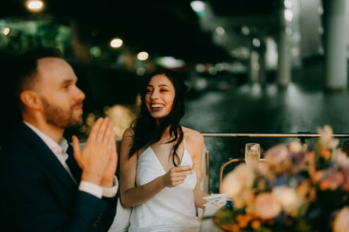 Tokyo elopement on private boat cruise - Ippei and Janine Photography