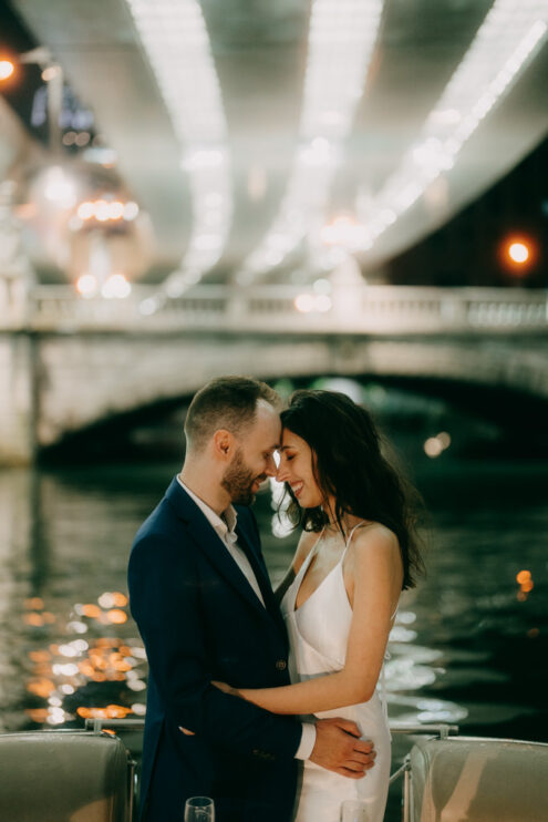 Tokyo elopement on private boat cruise - Ippei and Janine Photography- Ippei and Janine Photography