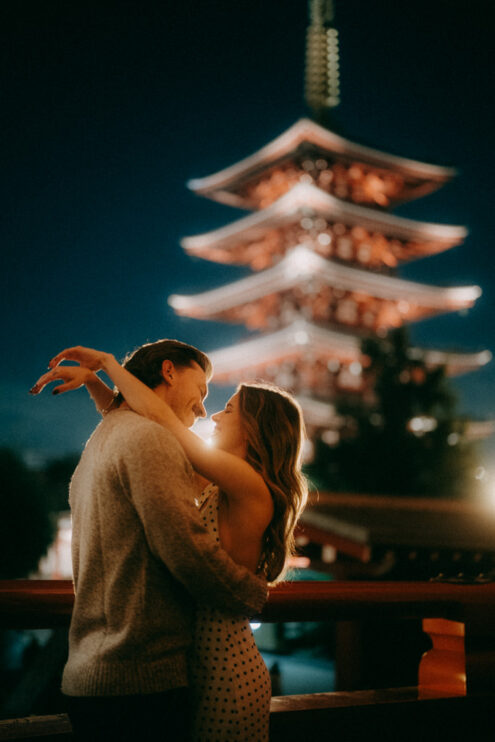 Tokyo night cinematic photography - Ippei and Janine Photography