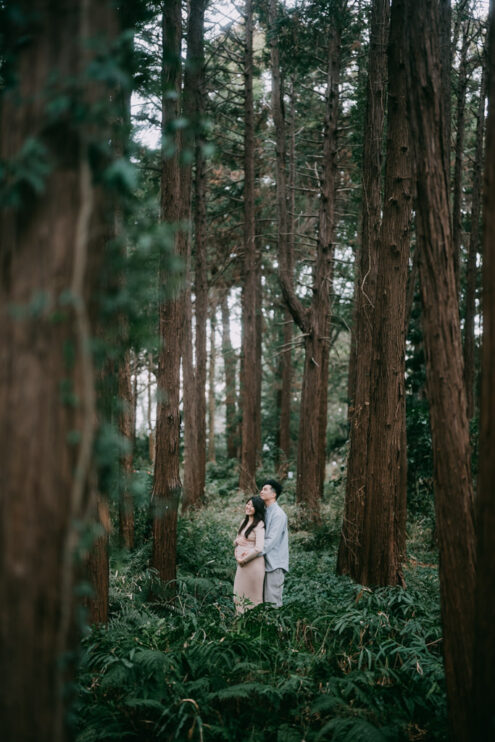 Tokyo nature maternity photoshoot - Ippei and Janine Photography