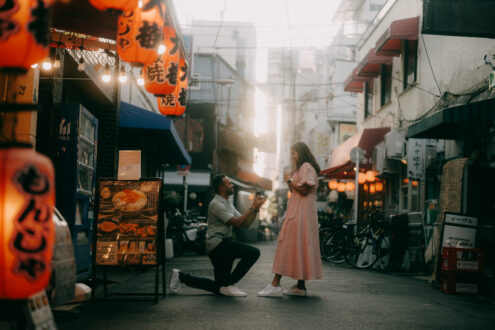 Tokyo surprise proposal photographer - Ippei and Janine Photography