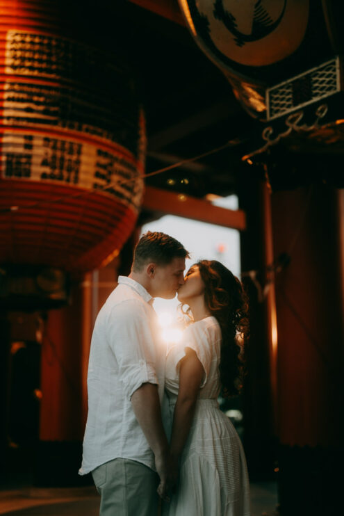 Tokyo cinematic engagement photography - Ippei and Janine Photography