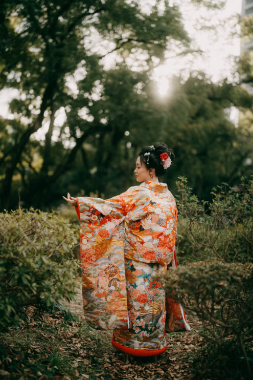 Tokyo kimono portrait photography - Ippei and Janine Photography