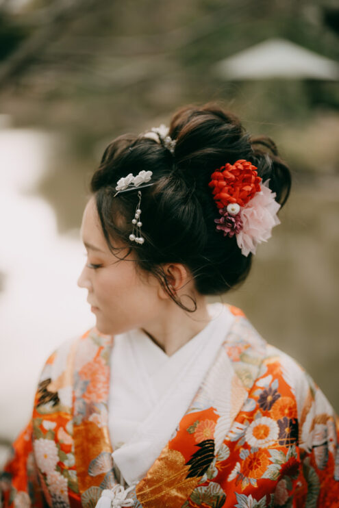 Tokyo kimono portrait photography - Ippei and Janine Photography