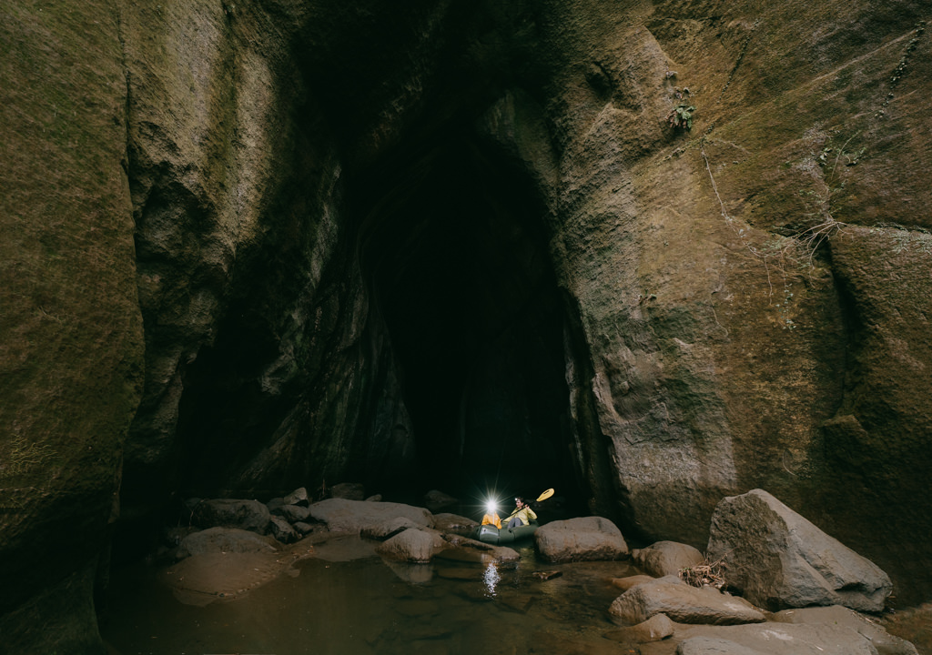 Dondon cave of Urajiro River, Chiba