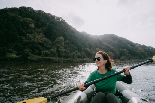 Tokyo day trip kayaking - Nakagawa River