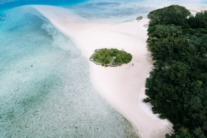Drone's eye view of tropical Japan, Ishigaki Island of the Yaeyama Islands, Okinawa