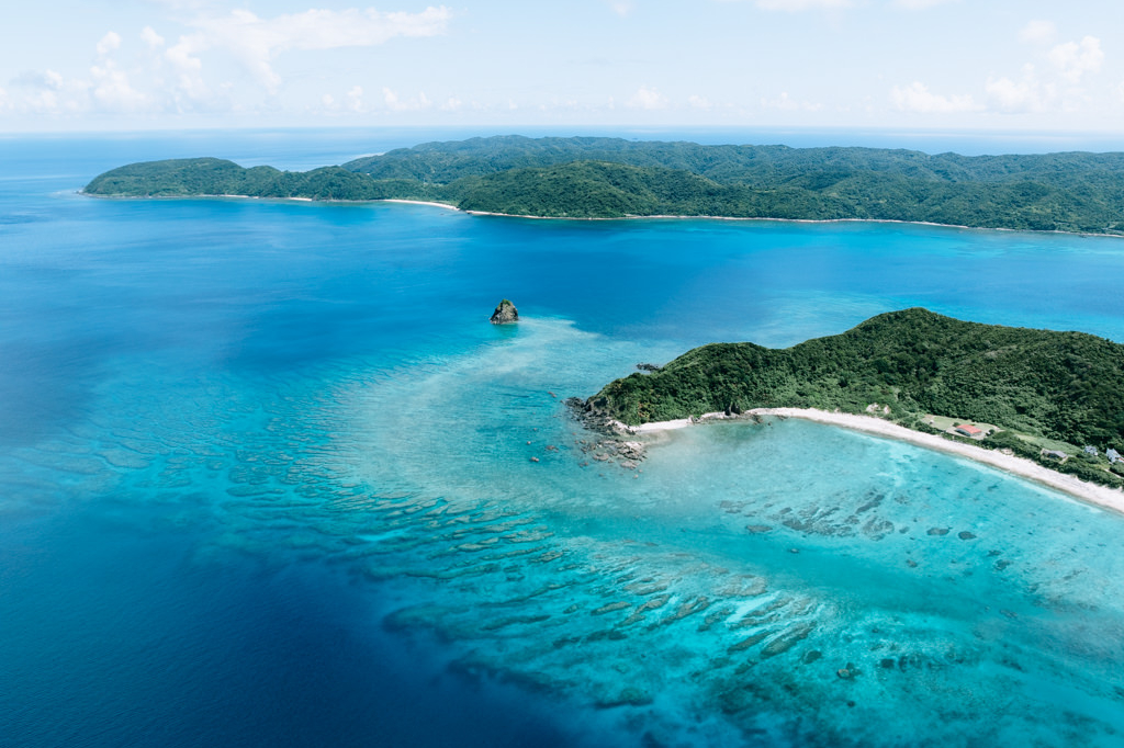 Beautiful tropical water of Amami Oshima Island, Kagoshima, Japan