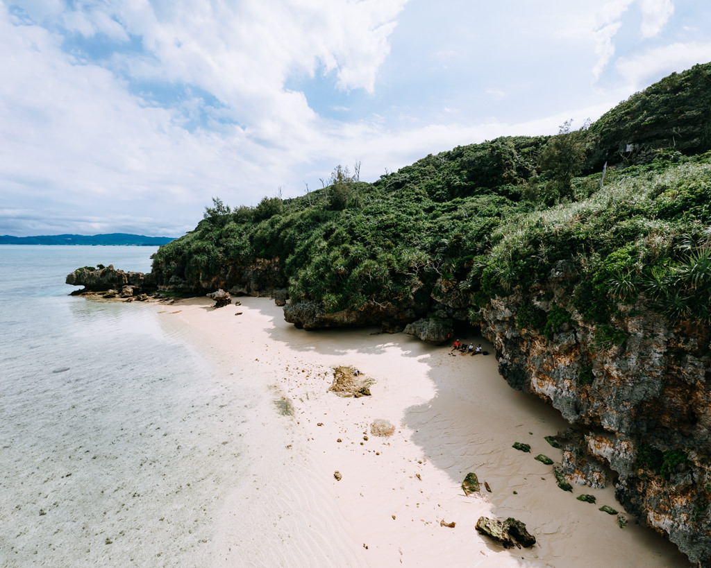 Secluded tropical beach, Kouri Island, Okinawa, Japan