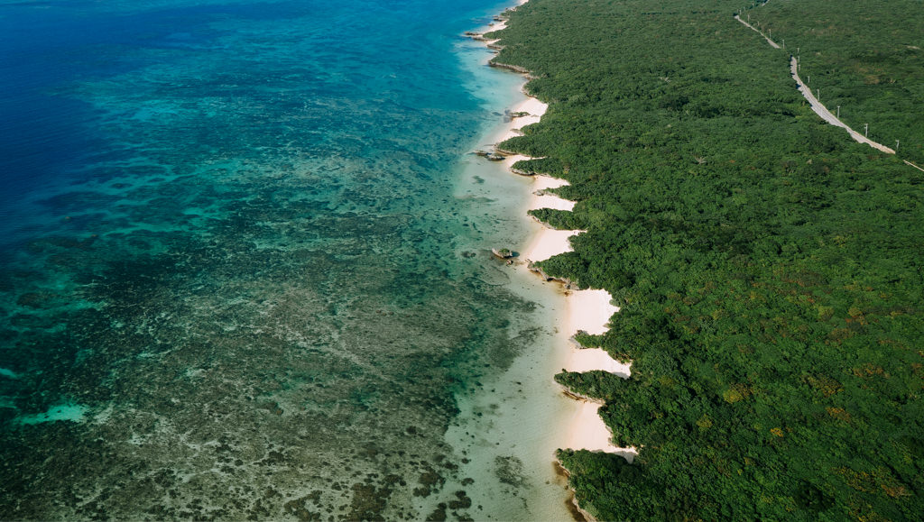 Ishigaki Island coastline, Yaeyama Islands, Okinawa, Japan