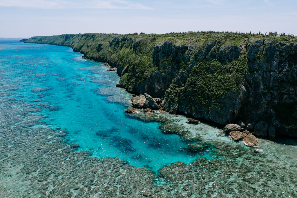 Tropical coastline, Irabu Island of Miyako Islands, Okinawa, Japan