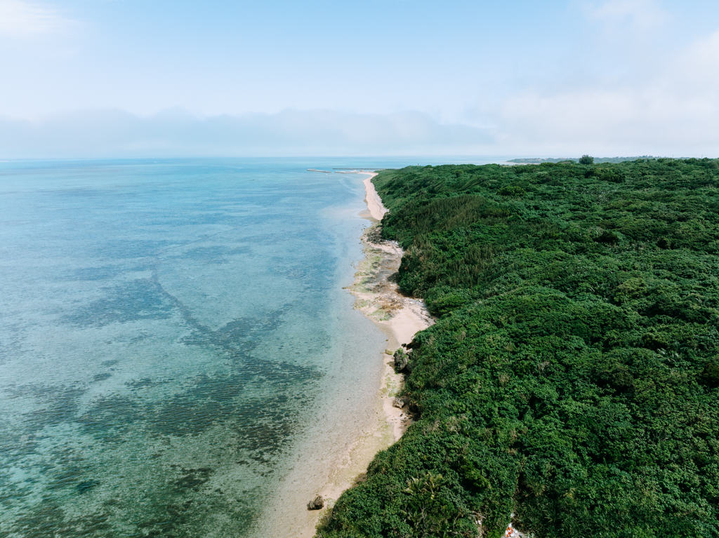 Secluded beaches on Kohama Island of Yaeyama Islands, Okinawa, Japan