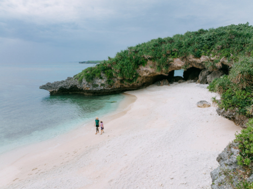 One of many secluded beaches on Miyako Island, Okinawa, Japan