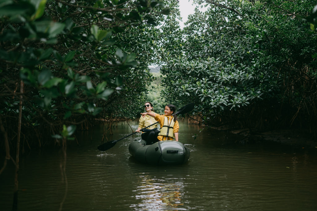 Mangrove packrafting, Ishigaki Island, Okinawa, Japan