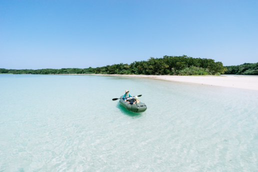 Kayaking in Japan's tropical lagoon, Ishigaki Island, Okinawa