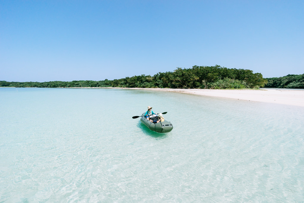 Kayaking in Japan's tropical lagoon, Ishigaki Island, Okinawa