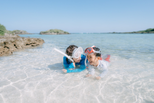 Off-the-beach snorkeling, Kikaijima, Amami Islands, Kagoshima, Japan