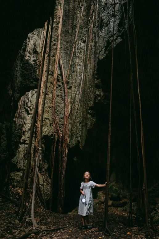 Limestone cave, Irabu Island, Miyakojima, Okinawa, Japan