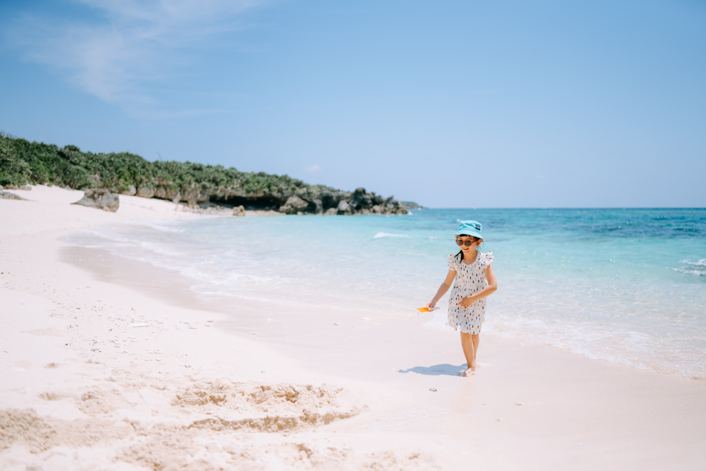 Secluded tropical beach, Miyako Island, Okinawa, Japan