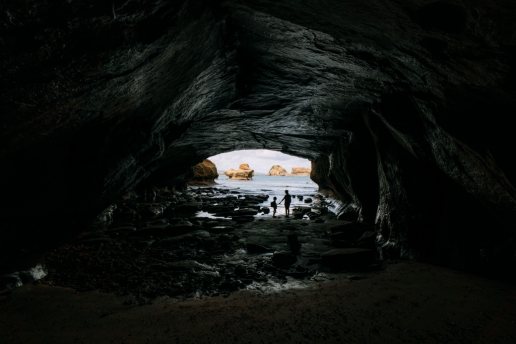 The famous sea cave on Tanegashima Island, Kagoshima, Japan