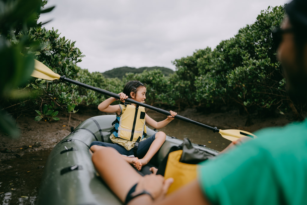 Mangrove kayaking, Tanegashima Island, Kagoshima, Japan