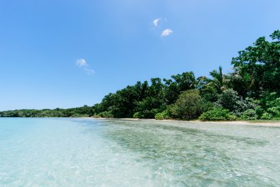 Deserted tropical beach of southern Japan, Ishigaki Island, Okinawa