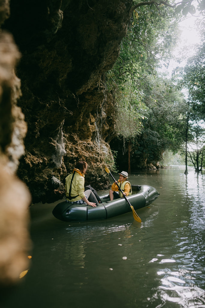 Jungle river kayaking on Ishigaki Island, Okinawa, Japan