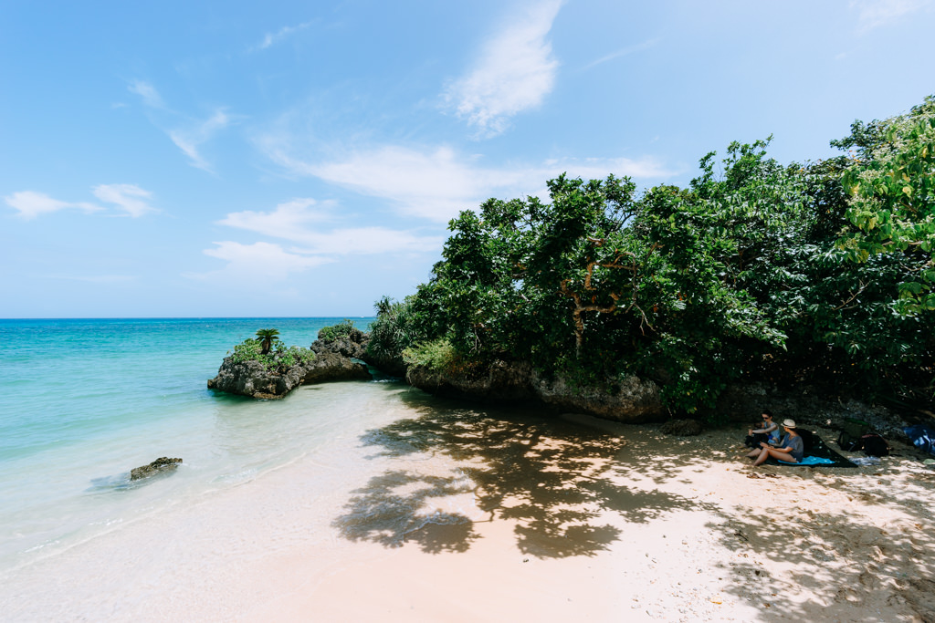 One of many secluded beaches of Ishigaki Island, Okinawa, Japan