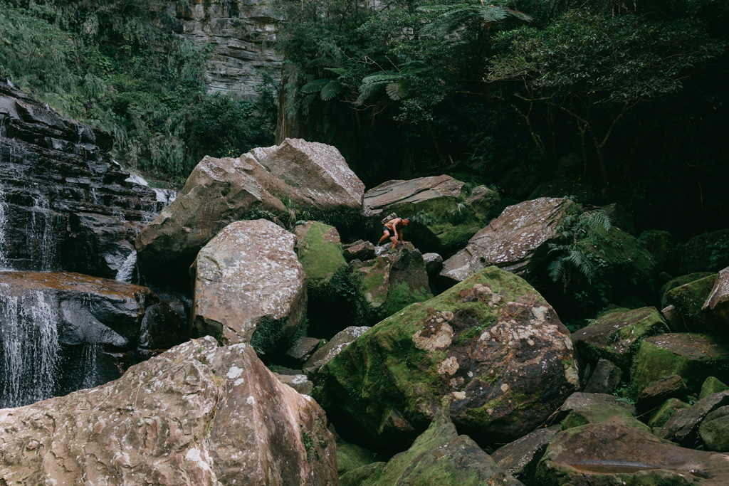 Trekking to Mayagusuku Waterfall, Iriomote Island, Okinawa, Japan