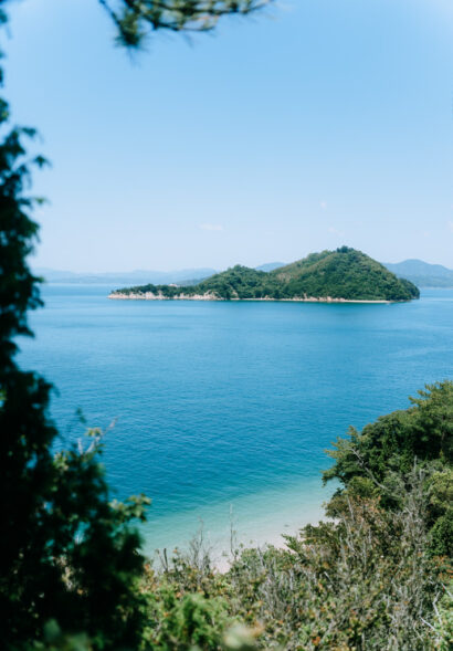 View from Rabbit Island, Okunoshima of Hiroshima, Japan