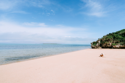 Secluded beach, Kohama Island of Yaeyama Islands, Okinawa, Japan
