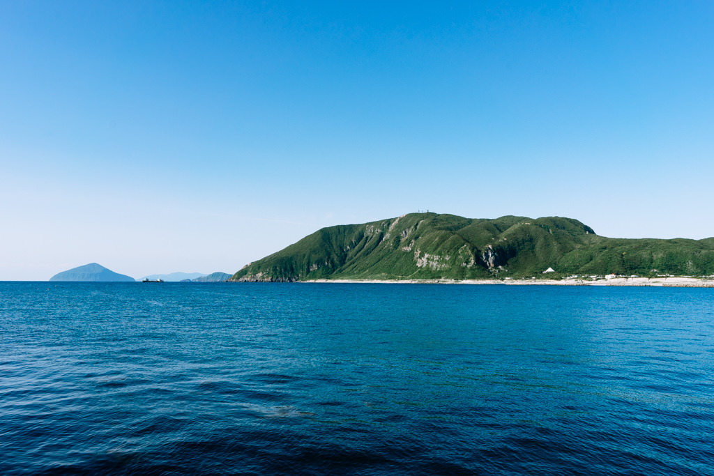 Niijima Island from the ferry port, Tokyo