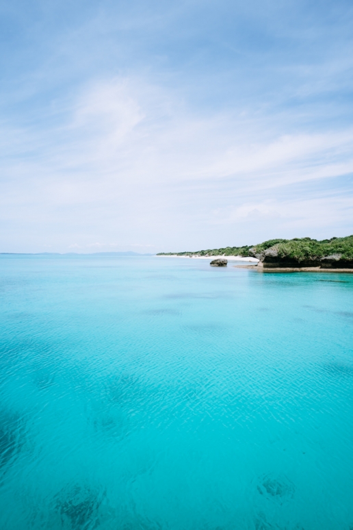 Tropical turquoise water of southern Japan, Yaeyama Islands, Okinawa