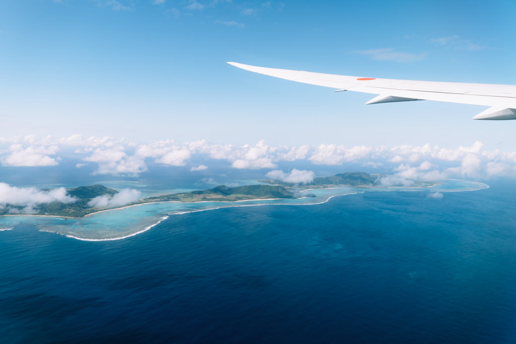 Aerial view of Ishigaki Island, Tropical Japan