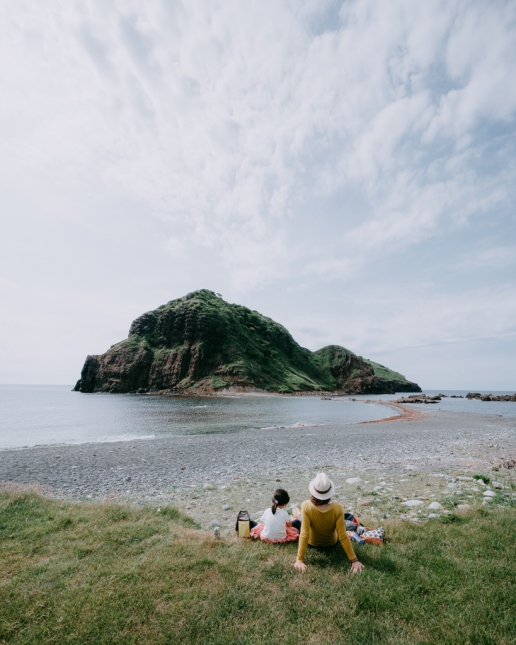 Futatsugame Beach, Sado Island, Niigata, Japan