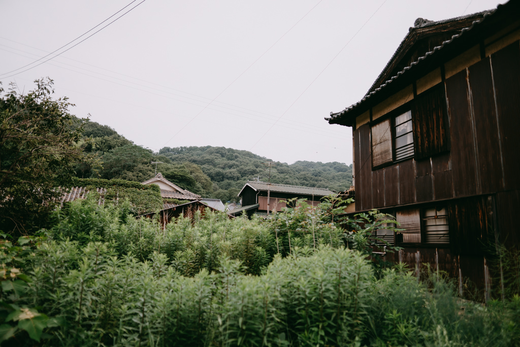 Manabeshima main village, Okayama, Japan