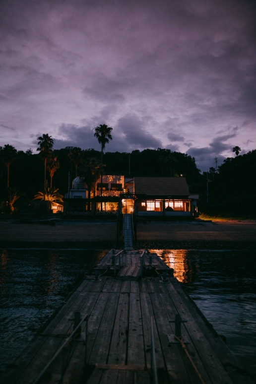 Santora at night, Manabeshima Island, Okayama, Japan